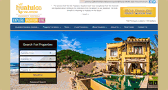 Desktop Screenshot of explorehuatulco.com